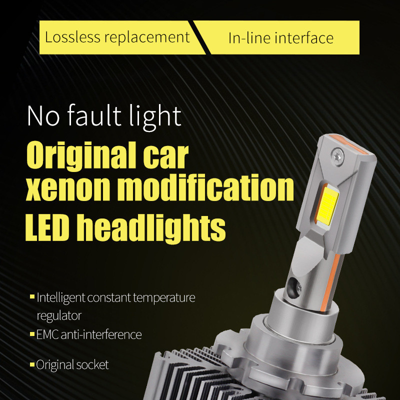 热销车灯d1sd2sd3s外置驱动聚光汽车led大灯远近一体改装汽车前大