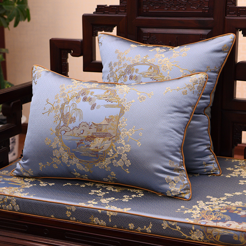 hf2x床垫子红木沙发垫圈椅垫罗汉中式坐垫海绵垫加厚座垫实木椅子