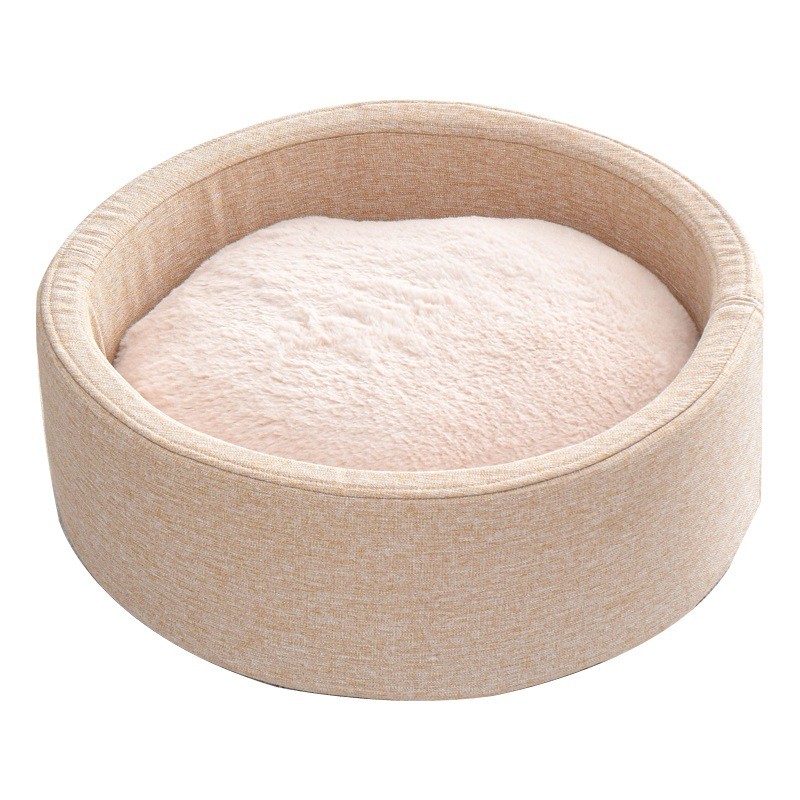 冬季猫窝猫窝可拆洗小狗窝舒适圆形保暖狗窝四季通用圆窝厂家批发