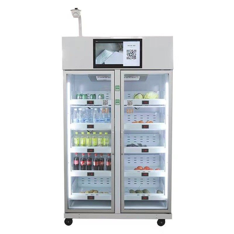 社区24h自动无人生鲜冷藏售货机双门纯风冷智能售货柜贩卖机整机,办公设备/耗材/相关服务,3D打印机配件,淘宝优惠券,粉丝福利购,淘宝优惠卷