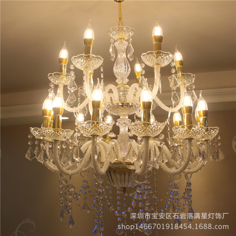 2018新款欧式水晶路引婚庆道具场地布置批发亭迎宾区装饰吊灯仪式