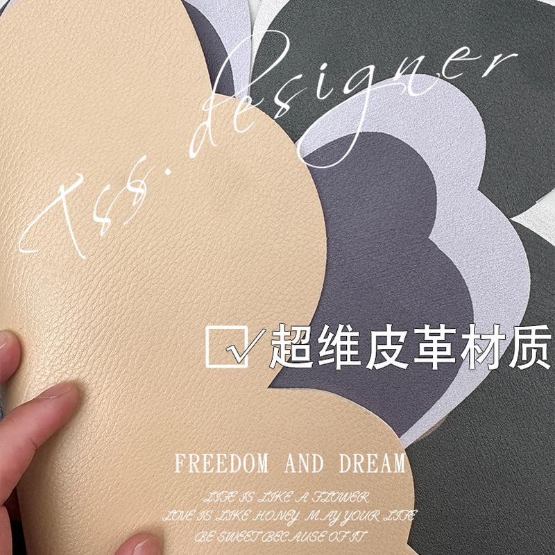 家用浴室垫轻奢简约卫生间高级感地垫三生花柔软吸水防滑耐脏垫子
