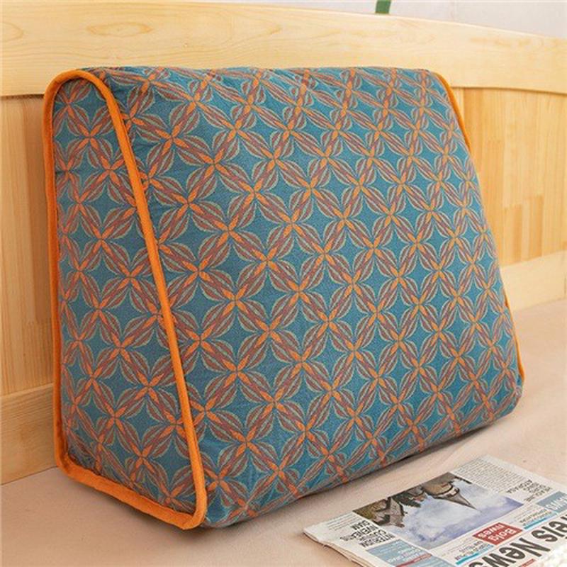 纱三层风腰靠透气四季靠垫抱枕床头靠腰靠榻榻米靠枕飘窗垫定制