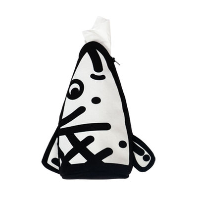 jx认真上班摸鱼纸巾盒包卷卷纸盒桌面纸巾创意纸筒wb