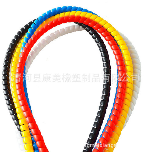 热销理线器8mm收线管集线器器电脑线收纳保护套 固定线路收缠绕束
