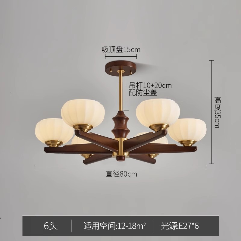 复古法式客厅灯具灯吊灯卧室餐厅灯低层高中古风书房美式吸顶灯主