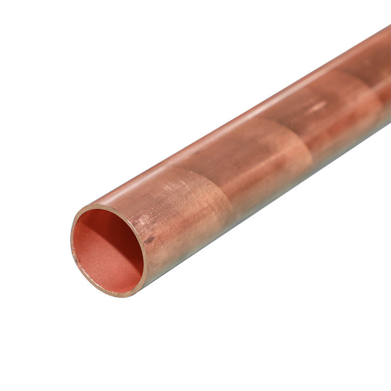 紫铜管纯铜薄壁t2紫铜盘管tp2紫铜直管空调用铜管紫铜毛细管加工