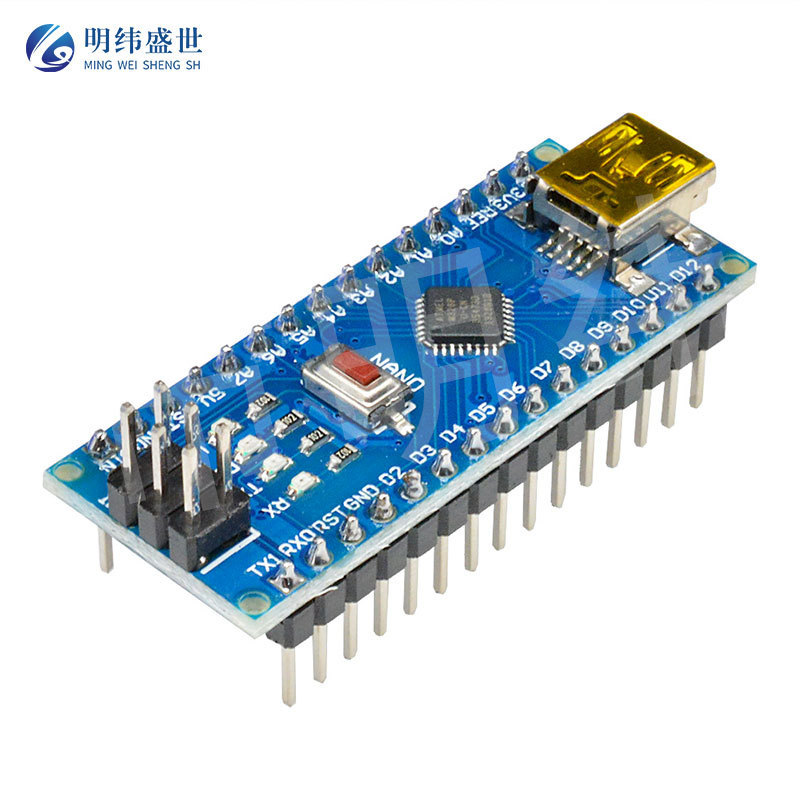 热销ch340版nanov3.0atmega328p-mu小芯片版mini接口焊接不配线