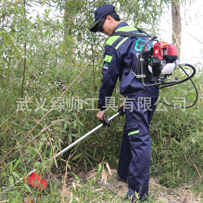割草机二冲程四冲程背负式开荒挂式小型多功能侧除草多功能灌溉机