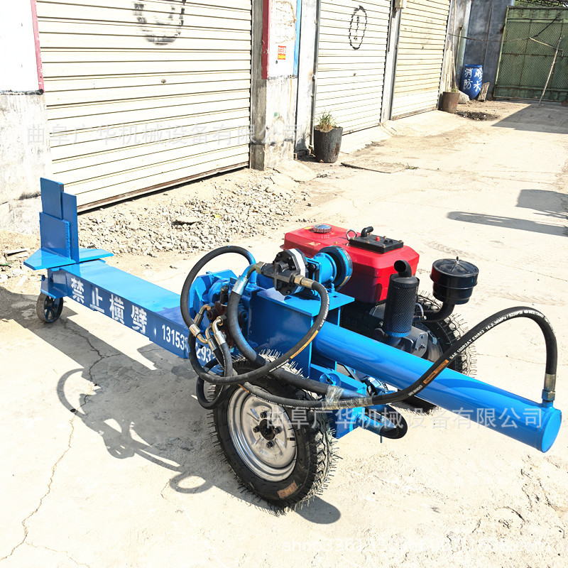 热销劈柴220v电动劈木机家用机果树木材加工机器