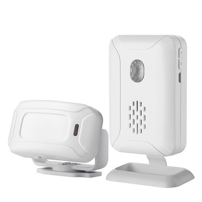 超市红外感应分体迎宾器家用无线欢迎光临alarm感应门铃响铃