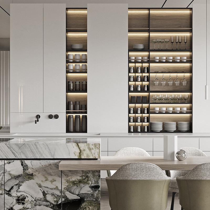 热销老榆木书架实木书柜满墙书柜满实木书架墙书架落地隔断格子置