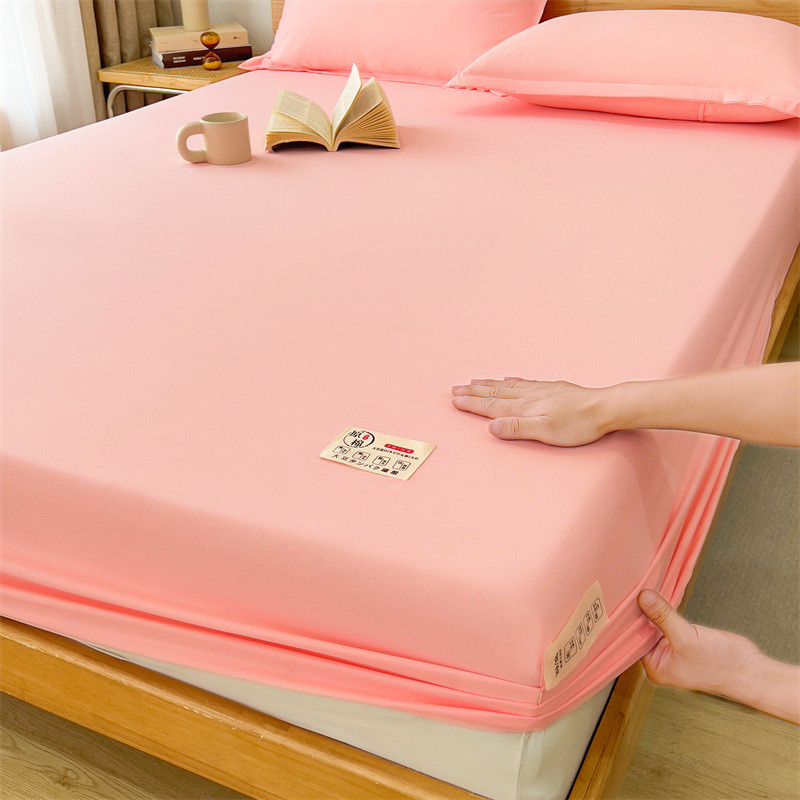 母婴级床笠单件床罩床套保护套防尘罩床单防滑席梦思纯色全包