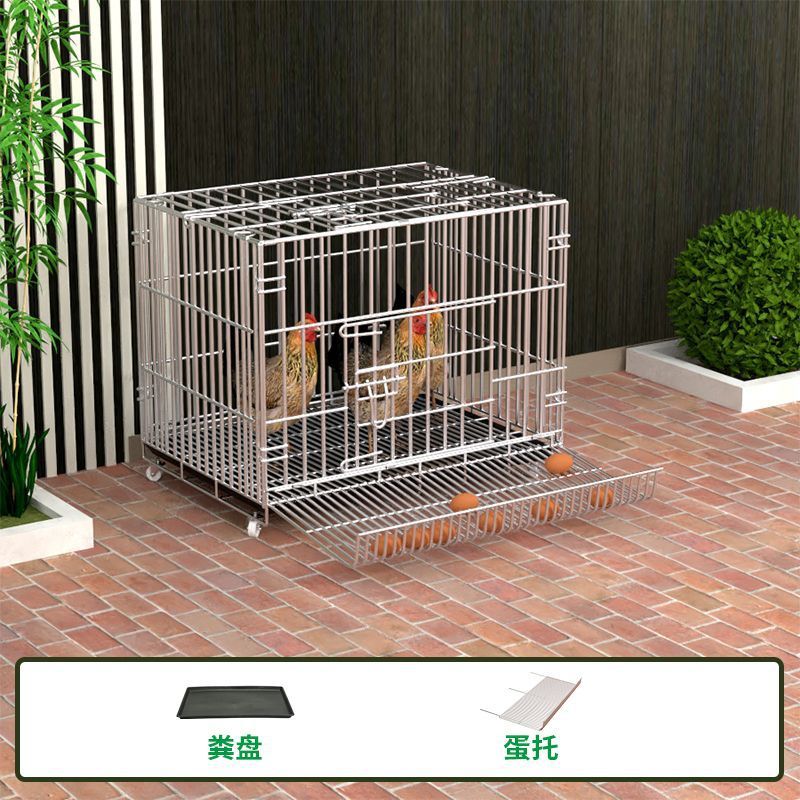 鸡笼子家用养殖笼笼鸡舍大号蛋鸡家禽鸭鹅鸡窝折叠自动滚蛋