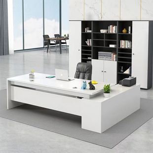 办公桌老板桌总裁桌简约现代经理办公桌子椅组合办公室大班台家具