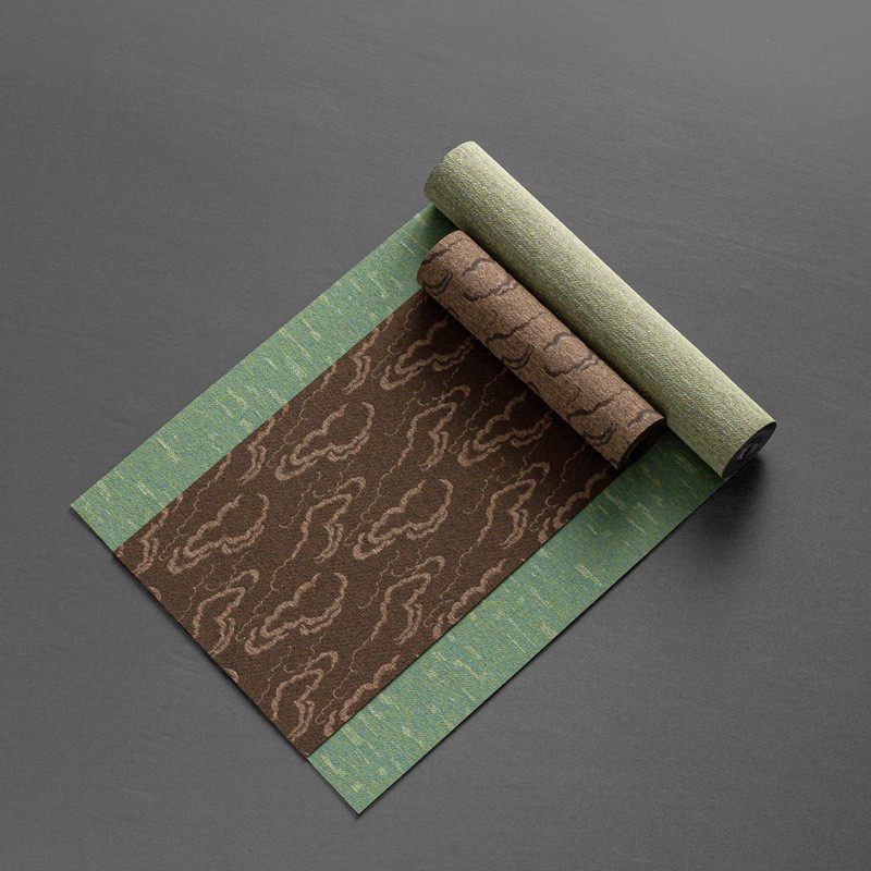 日式防水纤维茶席麻布桌旗桌垫茶艺茶茶具配件茶垫禅意茶盘垫布艺