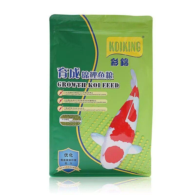 彩锦王螺旋藻5kg育成增艳色扬锦鲤饲料观赏宠物锦鲤鱼食大中颗粒