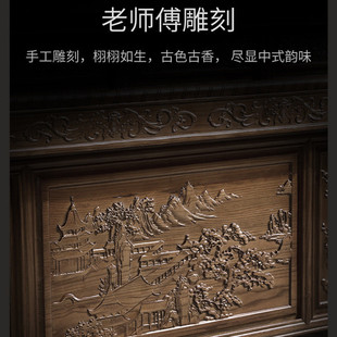 新中式 仿古烧水家用办公功夫禅意泡茶台自动实木茶桌椅组合一体式