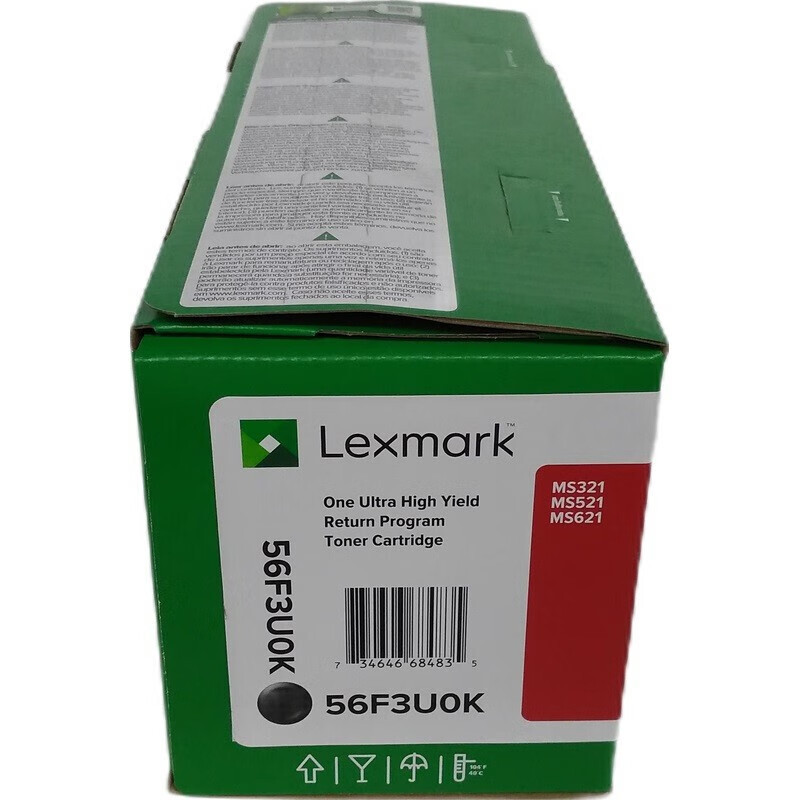 热销利银行56f3u0k/00k原装粉盒ms321/ms521/ms621k版打印机盟版