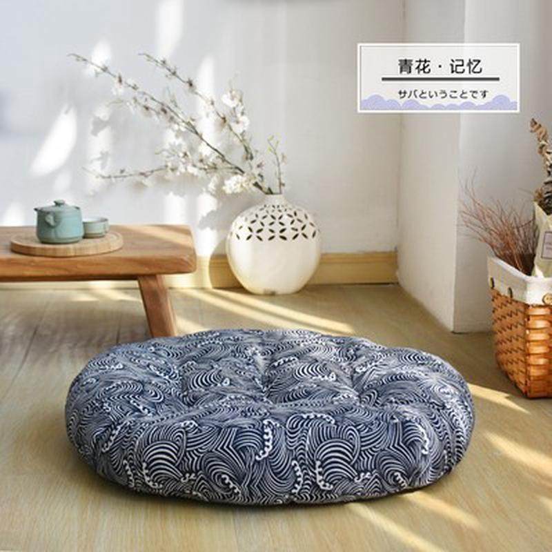 外贸棉麻蒲团美地板坐垫加厚布艺圆形日式阳台飘窗榻榻米窗台臀,居家布艺,椅垫,淘宝优惠券,粉丝福利购,淘宝优惠卷