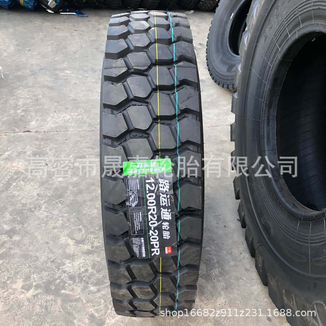 热销全钢丝货车轮胎100011001200r20矿山轮胎12r22.5前四后八轮胎