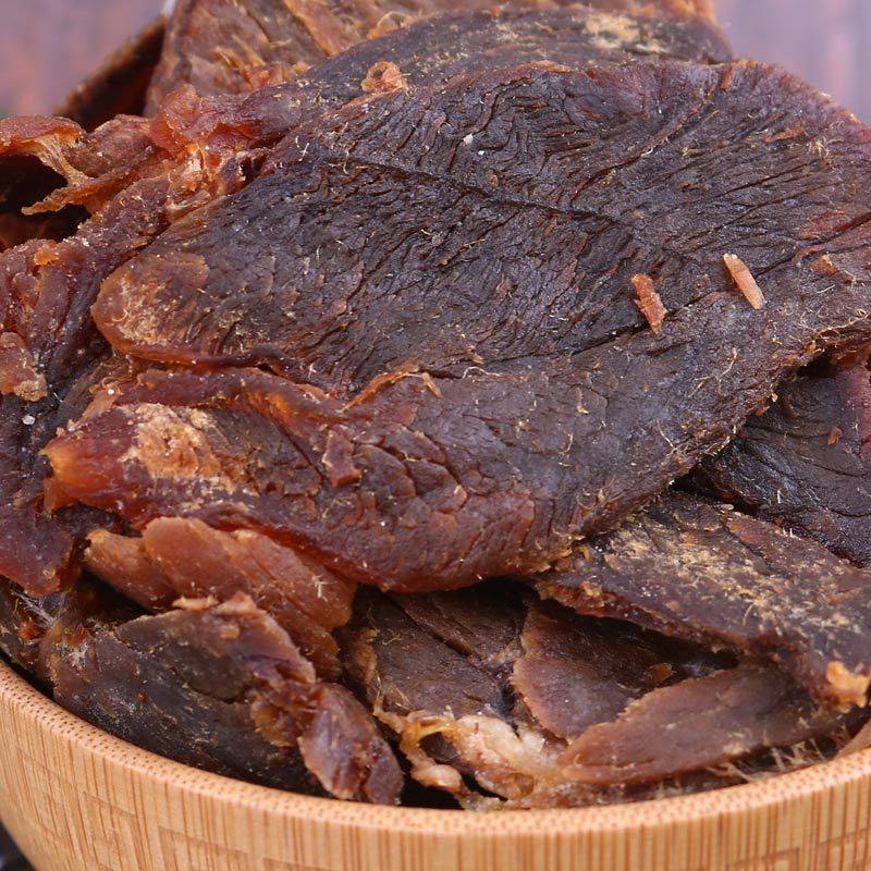 牛肉干牛腱子温州湖岭特产500g袋装蜜汁散装手撕大片台州特色零食