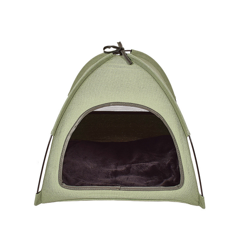 简约户外露营猫窝帐篷四季通用室内宠物可折叠便携式猫咪帐篷