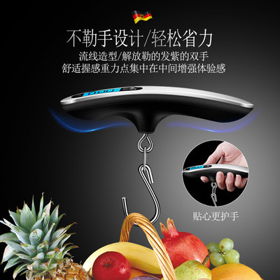 家用手提电子秤行李称卖菜勾称迷你电子秤克数家用商用小型手提秤