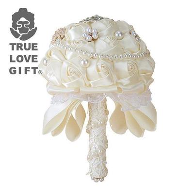 厂家手捧花婚庆用品高档水钻手工手捧花结婚用品weeding批发