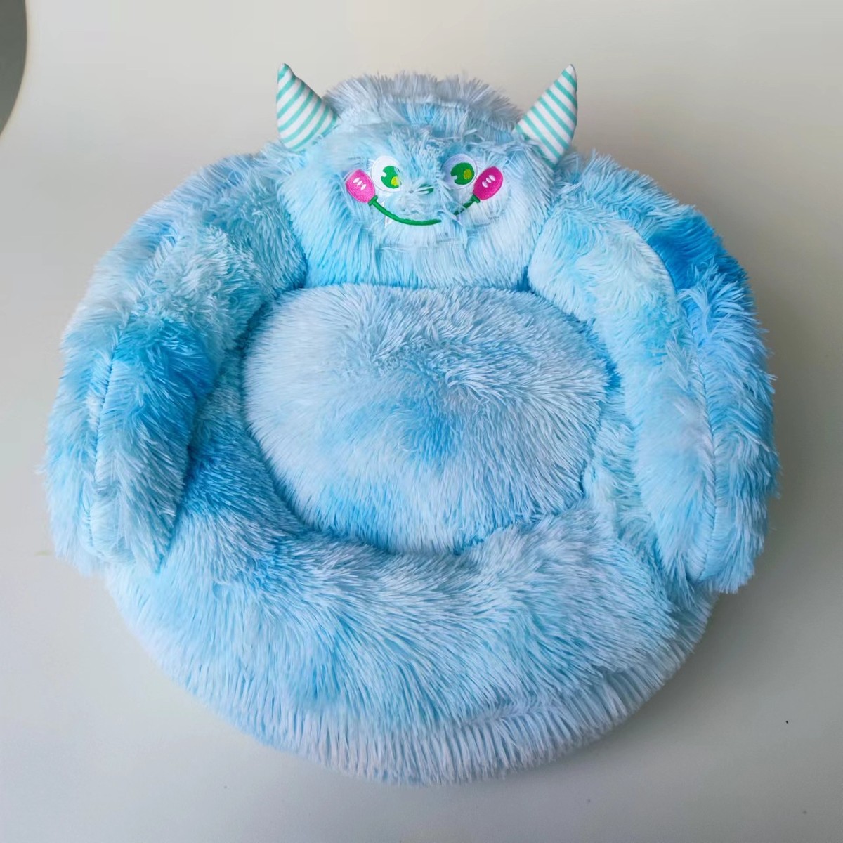 长毛窝可爱怪兽宠物窝垫狗窝猫窝四季通用可水洗创意个性卡通毛绒