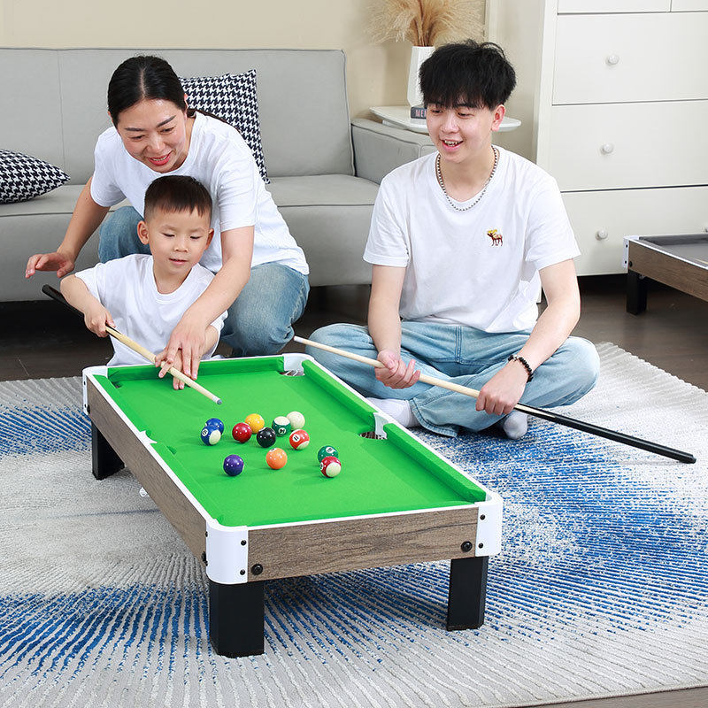 热销室内儿童台球桌102厘米亲子互动桌上型撞球桌儿童球台pooltab