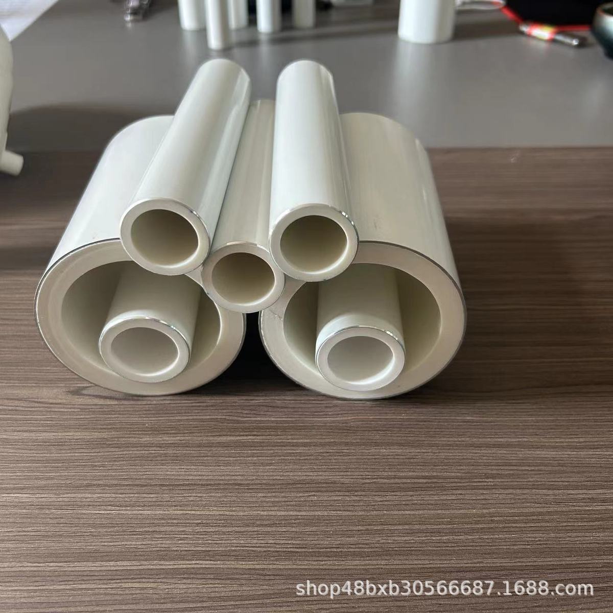 定制mf白色树脂喷涂铝合金衬ppr管铝塑复合管铝合金衬pert复合管