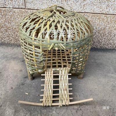 农竹编鸡笼可用于养鸡鹅鸭猫狗坚固种禽动物笼子加大各笼