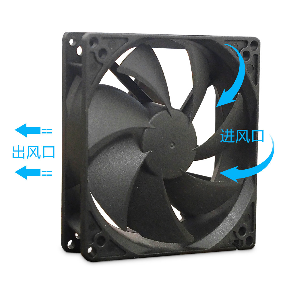 慧尔德冰魂F10025双滚珠10cm机箱风扇4PIN PWM智能调速大风量静音