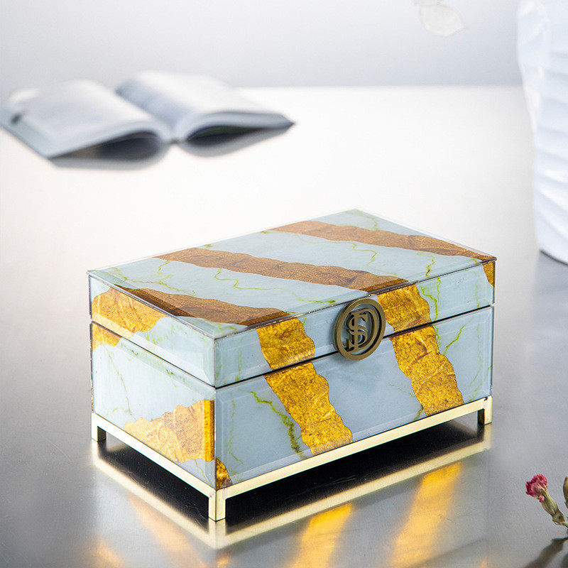 热销不锈钢轻奢大气摆件首饰盒简约,饰品/流行首饰/时尚饰品新,首饰箱,淘宝优惠券,粉丝福利购,淘宝优惠卷