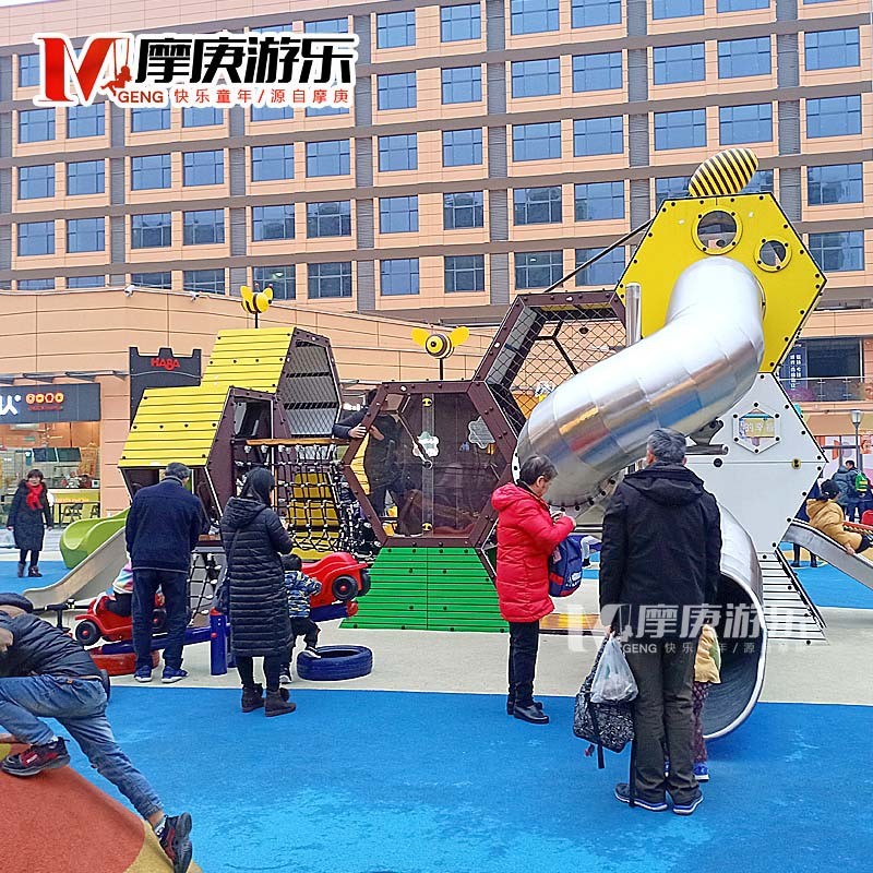 户外儿童大型幼儿园木质实木组合滑梯室外攀爬架游乐设备设施