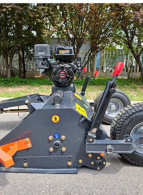 出口全地形牵引式割草机atv甩割草机碎草机15马力连枷刀厂家