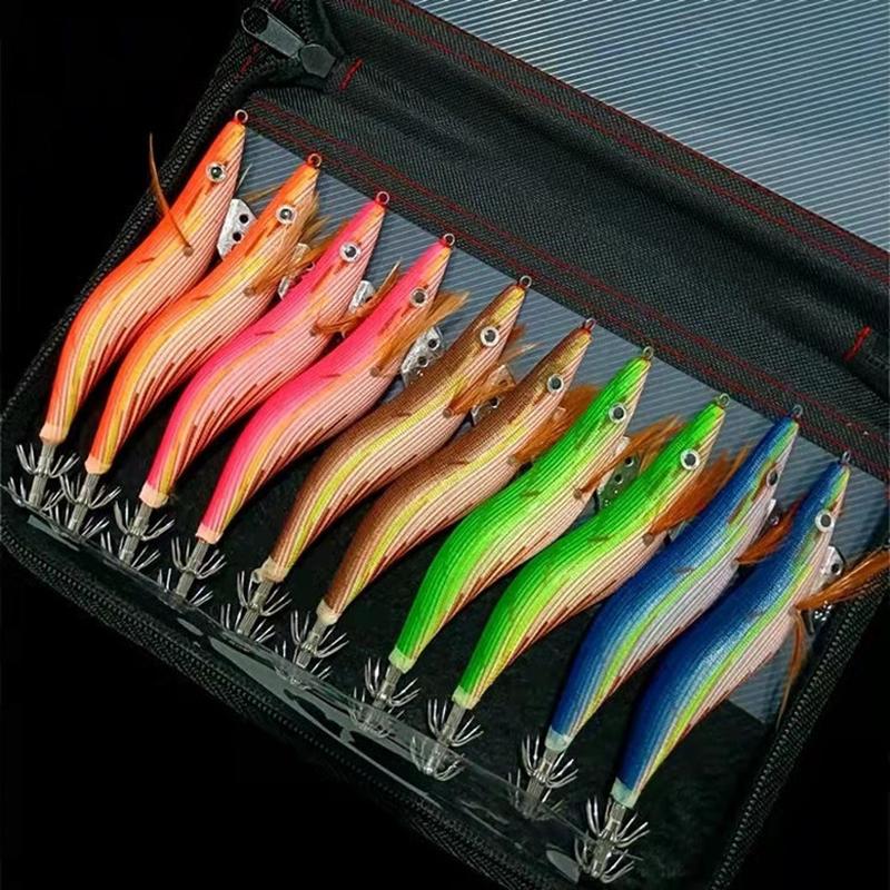 厂家供应夜光木虾响珠鱿鱼钩南澳虾海钓路亚假饵假虾鱼饵夜钓木虾