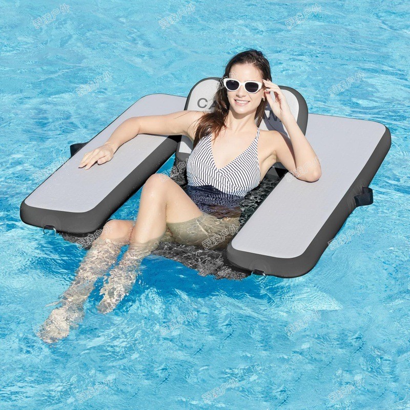 水上沙发躺椅休息垫充气浮排游泳池派对漂浮浮椅浮台浮床魔毯浮板