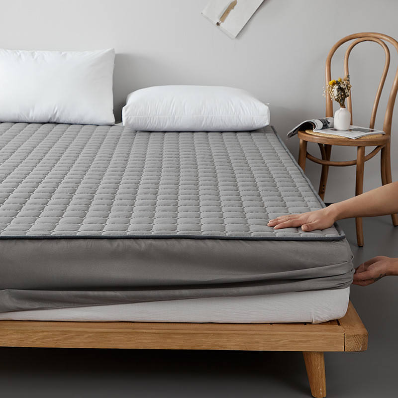 9wor防水隔尿床笠单件保护套床垫白色酒店宾馆席梦思床套夹棉全包