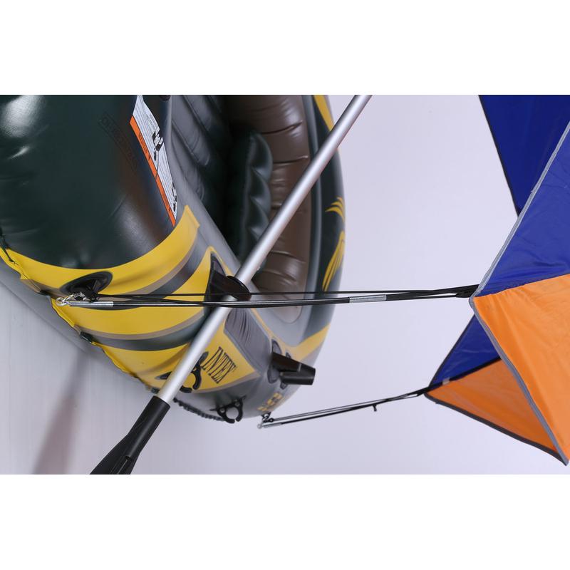 船用遮阳篷凉棚配橡皮艇充气船皮划艇钓鱼帐篷挡雨防晒船篷