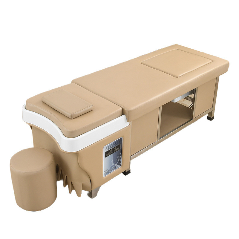 洗头床理发店发廊专用头艾灸床熏蒸一体按摩床理疗床疗