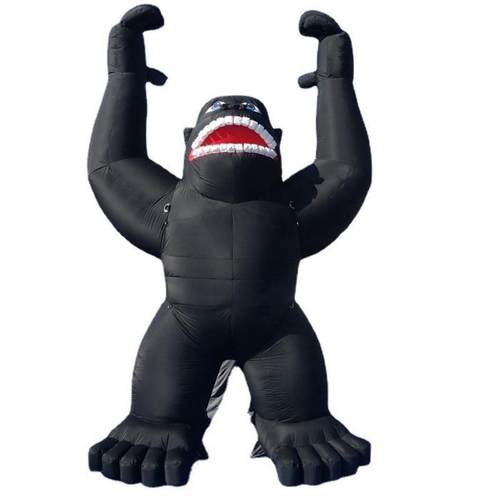 卡通大猩猩广告充气固定卡通模型金刚汽车招牌充气模型气球道具