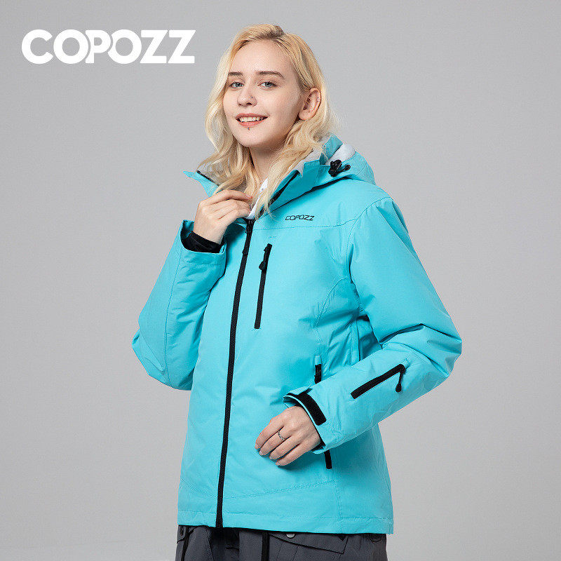 copozz滑雪服女男套装加厚保暖防风滑雪衣滑雪裤双板单板防水上衣