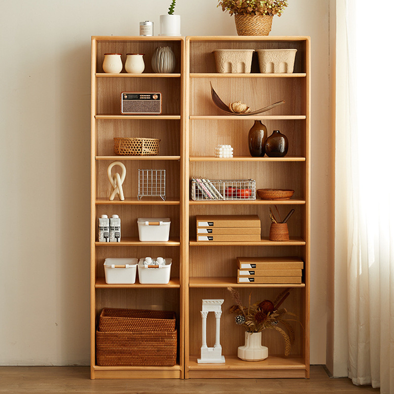 fnn1客厅全实木窄柜边柜高立柜实木书柜长条靠墙窄缝收纳柜批发边