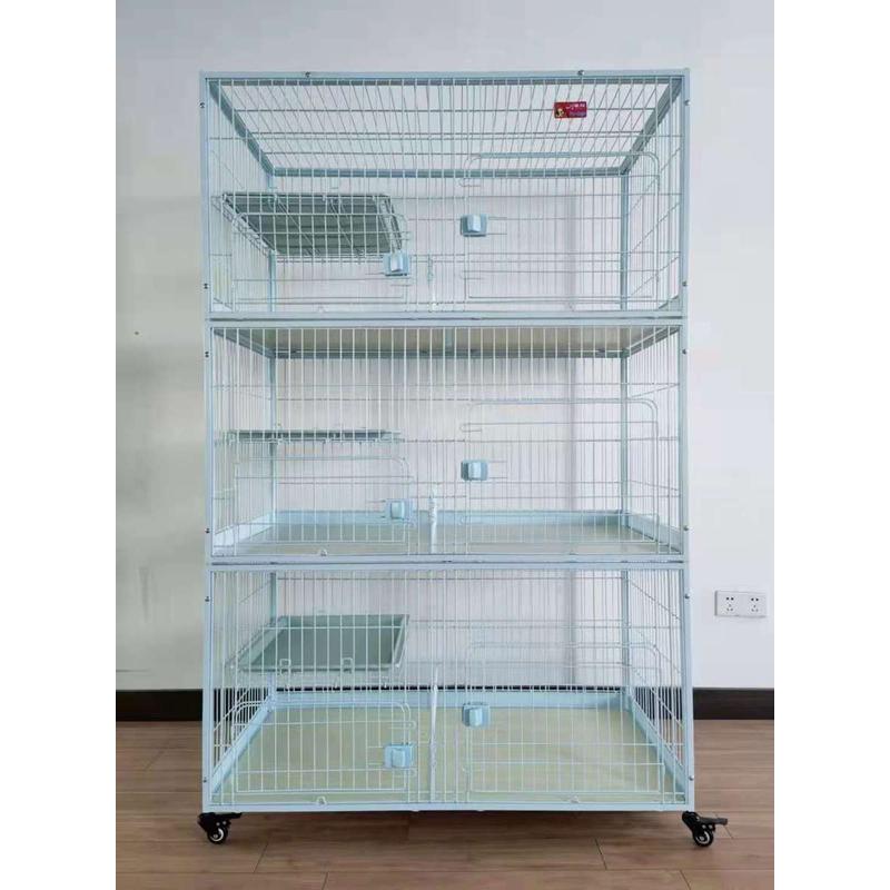 繁殖平踏板三层猫笼大型繁育展示宠物店猫舍寄养新品月子笼大平台