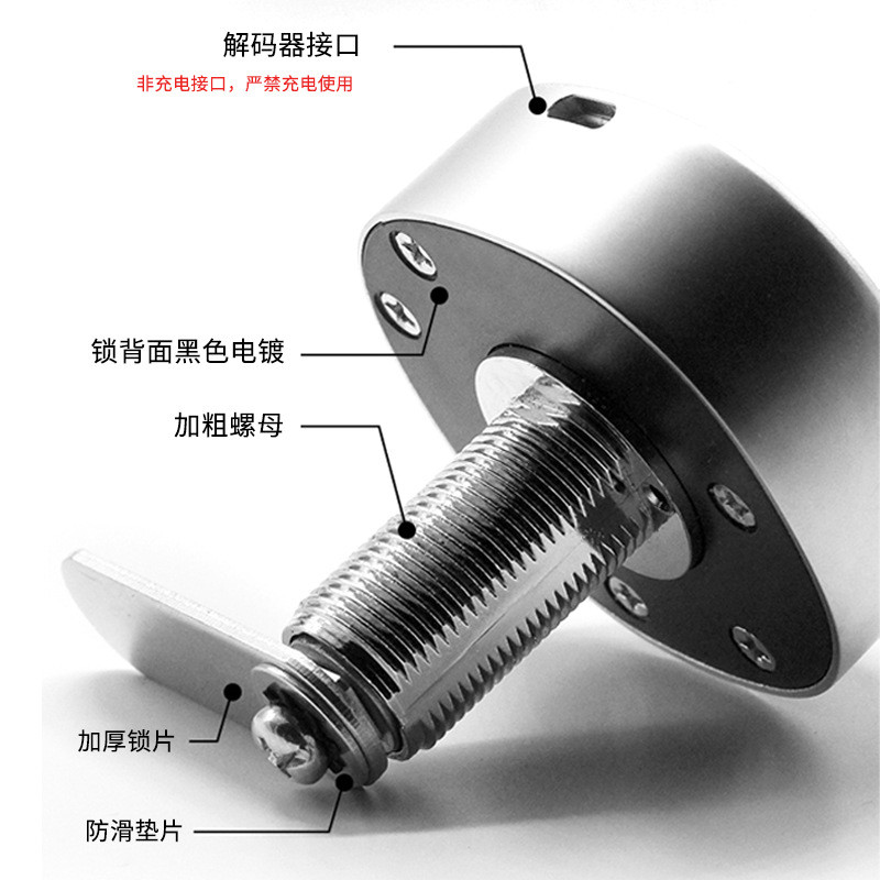 热销信报箱文件衣柜子密码锁健身房柜锁智能家用触摸屏电子门办公