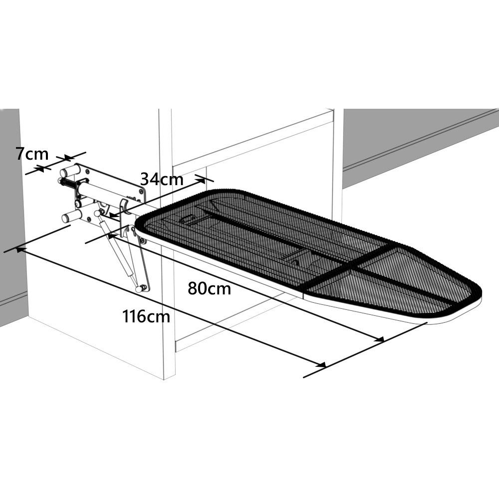 嵌入式衣柜烫衣板