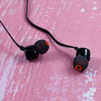 JBL T110入耳式游戲耳機(jī)K歌線控手機(jī)耳塞男女通用面條耳麥重低音