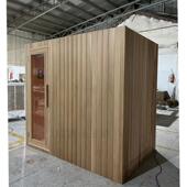 热销一件起订香柏蒸频谱房干木房家用桑拿房汗蒸房redcerdarsauna